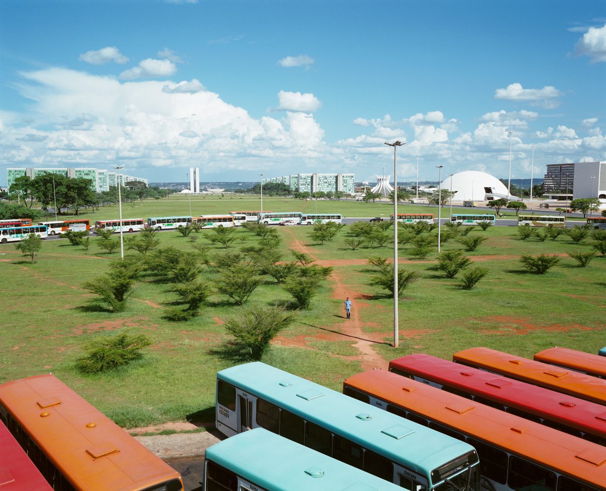 Au centre de l'Axe Monumental, la gare routière Rodoviaria