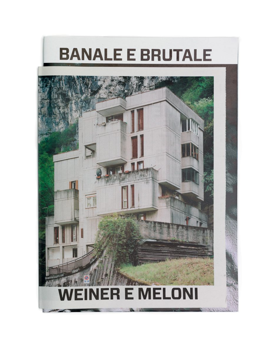 Banale e Brutale, Weiner et Meloni, journal 16p et poster